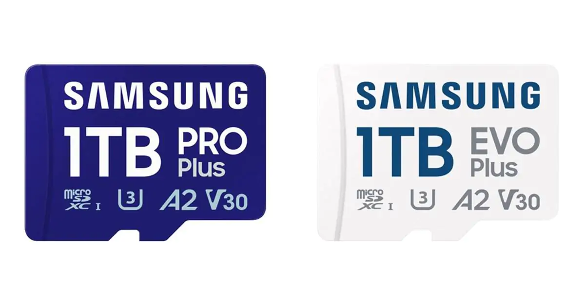 ซัมซุง เปิดตัว microSD การ์ดความจุ 1TB รุ่น PRO Plus และ EVO Plus มาพร้อมประสิทธิภาพสูง ความเร็วเพิ่มขึ้น และความทนทานระดับพรีเมียม